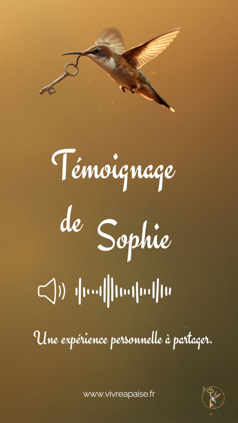 Témoignage de Sophie